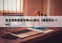 老王博客搜索引擎seo优化（搜索优化 seo）