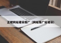 正规网站建设推广（网站推广站建设）